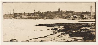 Hale, Ellen Day (1855-1940) Two Etchings.